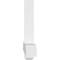 Ekena Millwork Eugene Architectural Grade PVC Gable Bracket, 108"W x 22 1/2"H x 4"D x 4"F, 5/12 Pitch GBP108X23X0404EUG00 - alternate 2